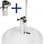 LiRO Midi Lux White mobile umbrella base